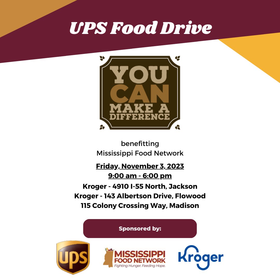 UPS Food Drive Mississippi Food Network